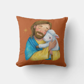 Jesus Our Shepherd Throw Pillow