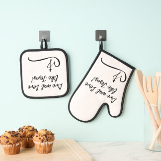 Jesus Oven Mitt and Pot Holder Oven Mitt & Pot Holder Set