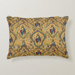 Jesus Pattern Accent Pillow