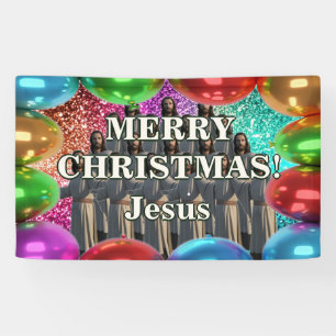 Jesus Personalized character birthday banner