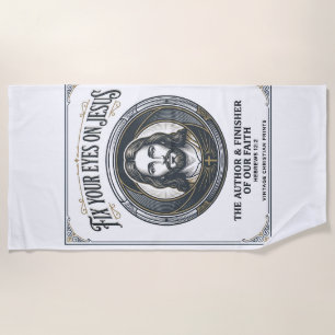 Jesus Photography Mom Family Photographer Vintage Beach Towel