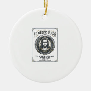 Jesus Photography Mom Family Photographer Vintage Ceramic Ornament