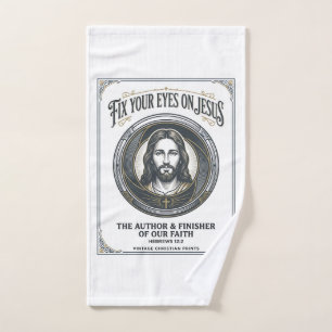 Jesus Photography Mom Family Photographer Vintage Hand Towel