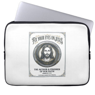 Jesus Photography Mom Family Photographer Vintage  Laptop Sleeve