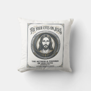 Jesus Photography Mom Family Photographer Vintage Throw Pillow