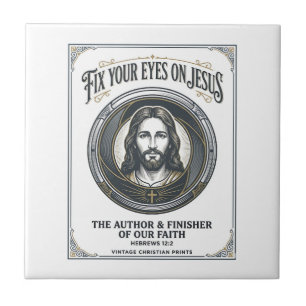 Jesus Photography Mom Family Photographer Vintage  Tile