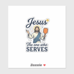 Jesus Pickleball The One Who Serves Shirt