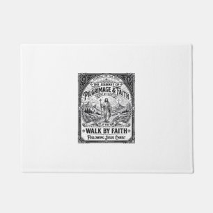 Jesus Pilgrimage Camino Holy Journey Doormat