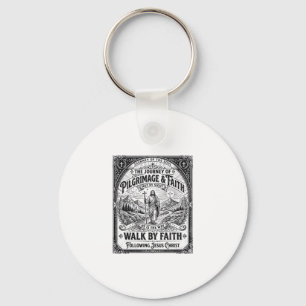 Jesus Pilgrimage Camino Holy Journey Keychain