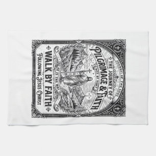 Jesus Pilgrimage Camino Holy Journey Kitchen Towel