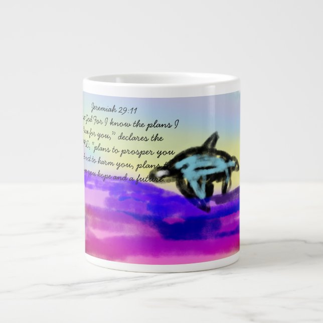 jesus plan  large coffee mug (Front)