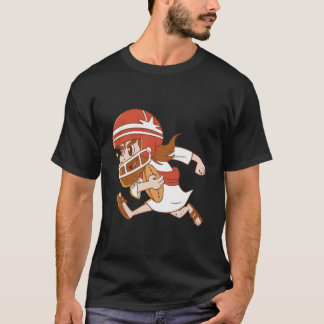 Jesus Playing Football Perfect Apparel  T-Shirt