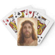Jesus Portrait Custom Classic Playing Cards
