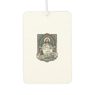 Jesus Postal Address Heaven Jesus Postal Address H Air Freshener