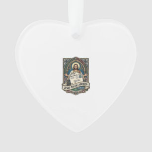 Jesus Postal Address Heaven Jesus Postal Address H Ornament