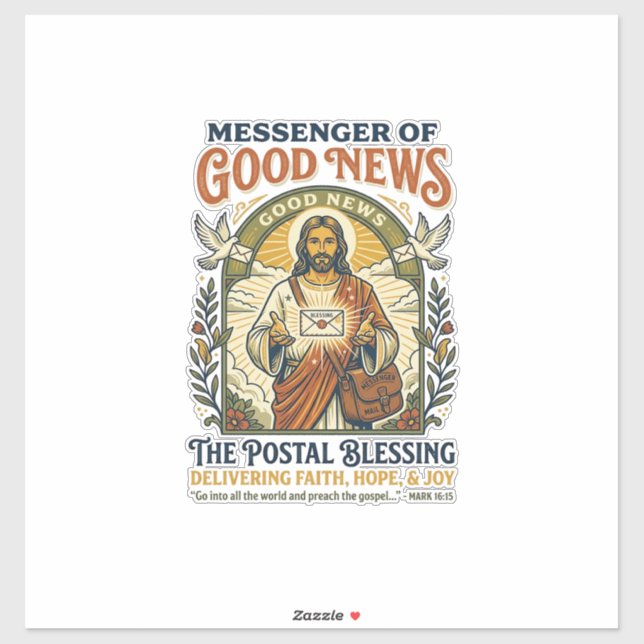 Jesus Postal Worker Delivery Shirt Faith Based Des (Sheet)