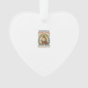Jesus Postal Worker Delivery Shirt Faith Based Des Ornament