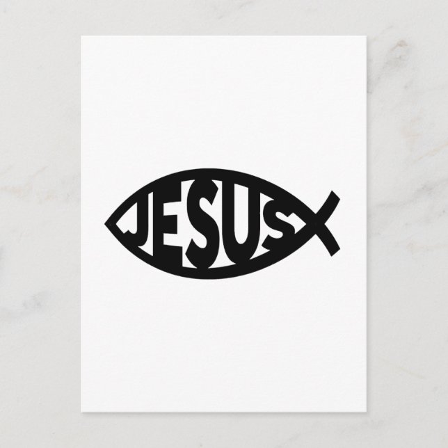 Jesus Postcard (Front)