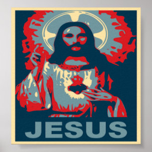 Jesus Poster (Obama Style)