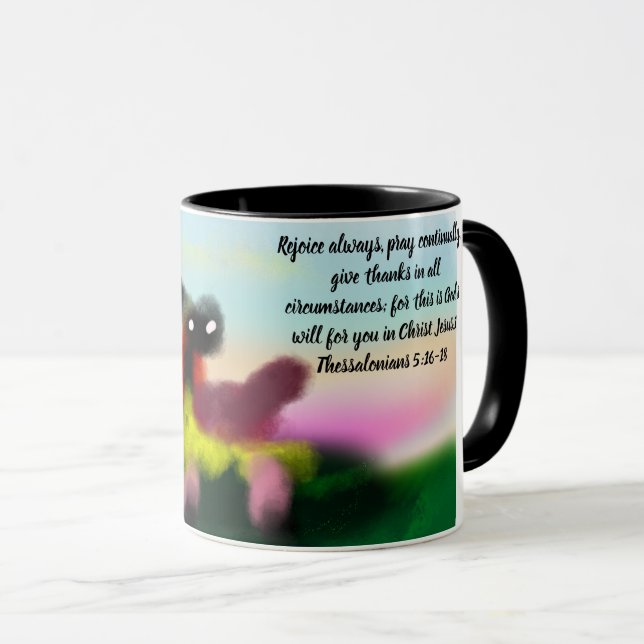 jesus pray mug (Front Right)