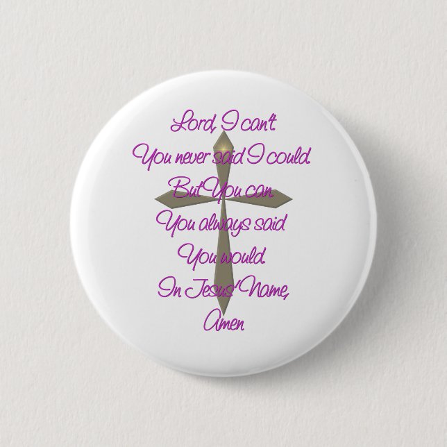 Jesus Prayer 2 Inch Round Button (Front)