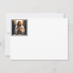 Jesus Prayer Flat Note Card 