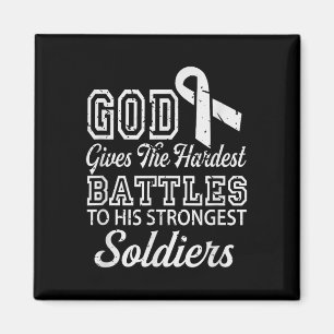 Jesus Prayer Lung Cancer Warrior Gift Lung Cancer Magnet