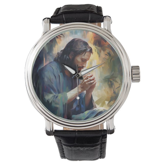 Jesus Praying Watch (Front)