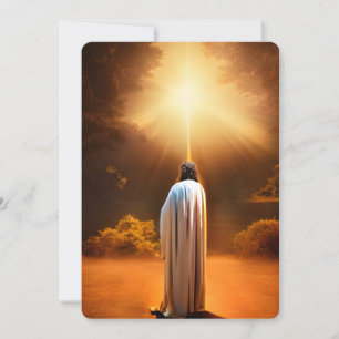 Jesus Prays in Gethsemane Thank You Card