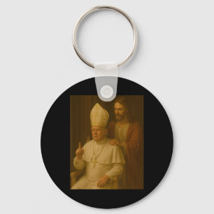 Jesus Pray's Trump President Trump Wants To Be The Keychain