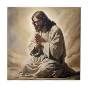 Jésus Prier Carreaux céramiques