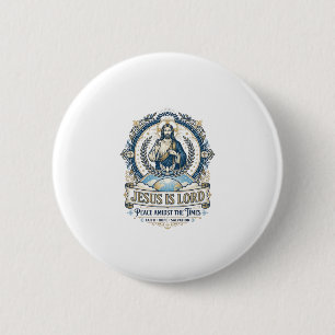 Jesus Prophecy Eschatology Vintage Shirt Christian 2 Inch Round Button