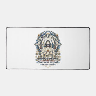 Jesus Prophecy Eschatology Vintage Shirt Christian Desk Mat