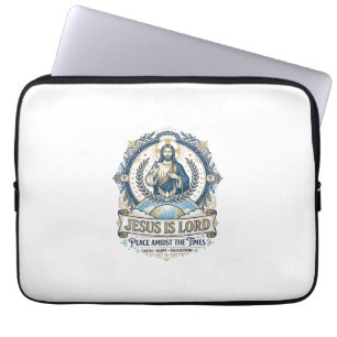 Jesus Prophecy Eschatology Vintage Shirt Christian Laptop Sleeve