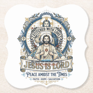 Jesus Prophecy Eschatology Vintage Shirt Christian Paper Coaster