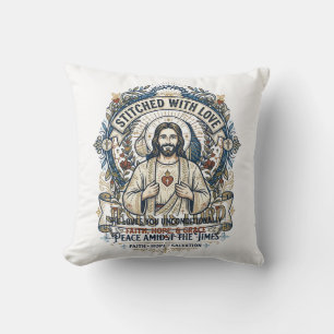 Jesus Prophecy Eschatology Vintage Shirt Christian Throw Pillow