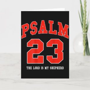 Jesus Psalm 23 The Lord Is My Shepherd Christian ( Card