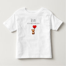 Jesus Puts A Smile On My Faith Toddler Tee