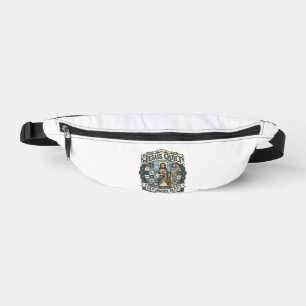 Jesus Quilt Patchwork Faith Jesus Quilt Patchwork  Fanny Pack