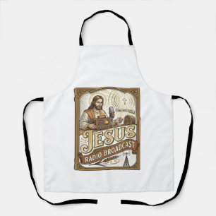 Jesus Radio Broadcast Jesus Radio Broadcast Christ Apron