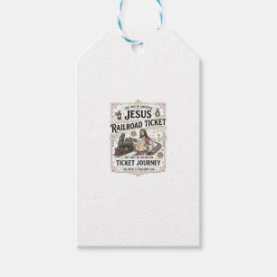 Jesus Railroad Ticket Journey Jesus Railroad Ticke Gift Tags
