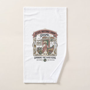Jesus Record Shop Gospel Jesus Record Shop Christi Hand Towel