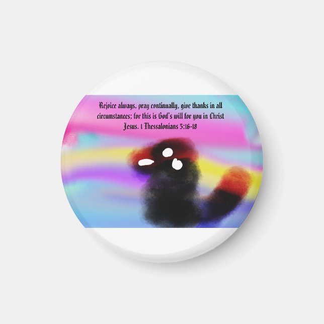 jesus rejoice  magnet (Front)