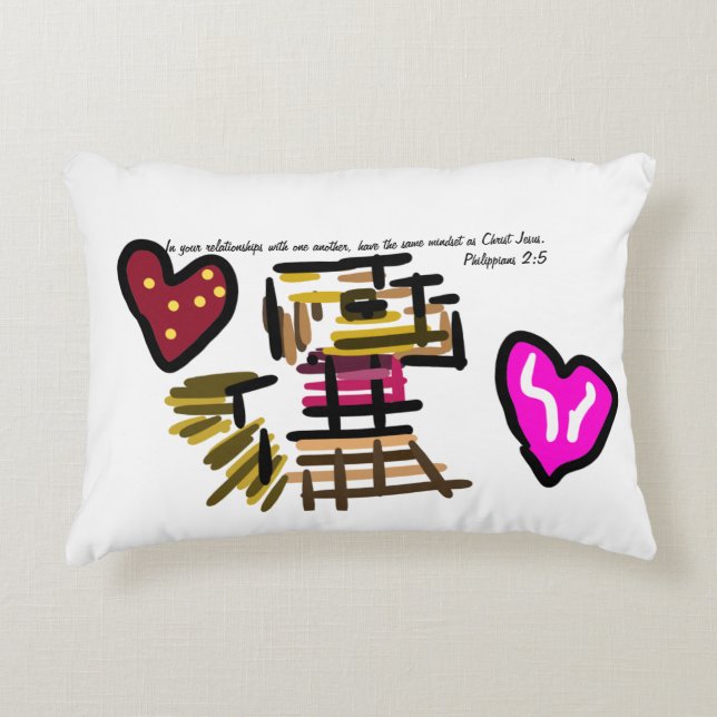 Jesus relationship accent pillow (Front)