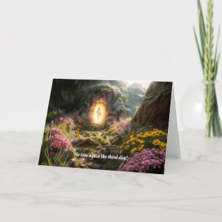 Jesus Resurrected Easter Card