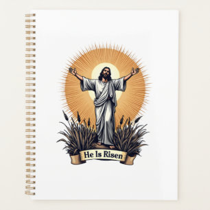 Jesus Resurrection Vintage Engraving Faith Shirt ( Planner
