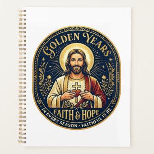 Jesus Retirement Vintage Shirt Christian Planner
