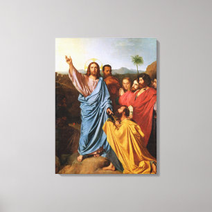 Jesus Returning the Keys to St. Peter, 1820 Canvas Print
