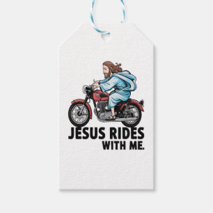 Jesus Rides with Me Gift Tags