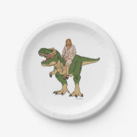 Jesus Riding T-Rex